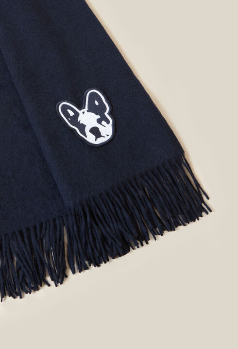 Echarpe laine franges Jean Toto