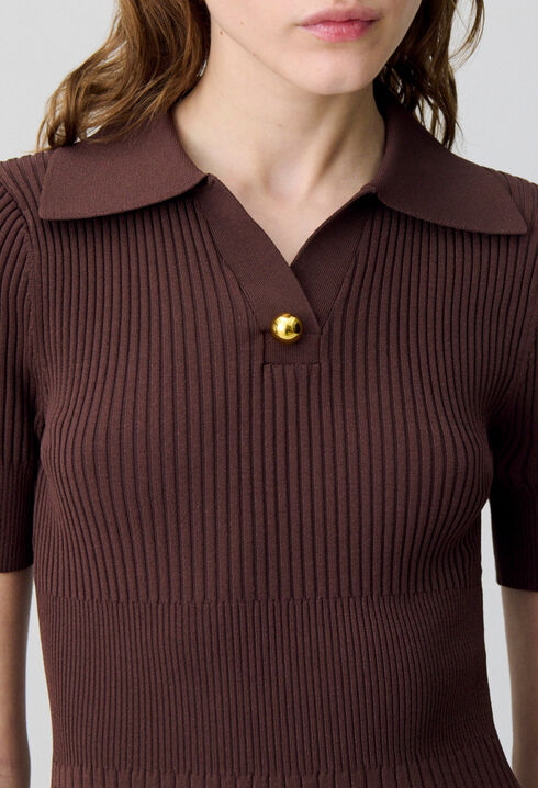 Mid-length knitted dress