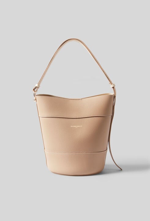 Sac seau Solveig cuir grainé