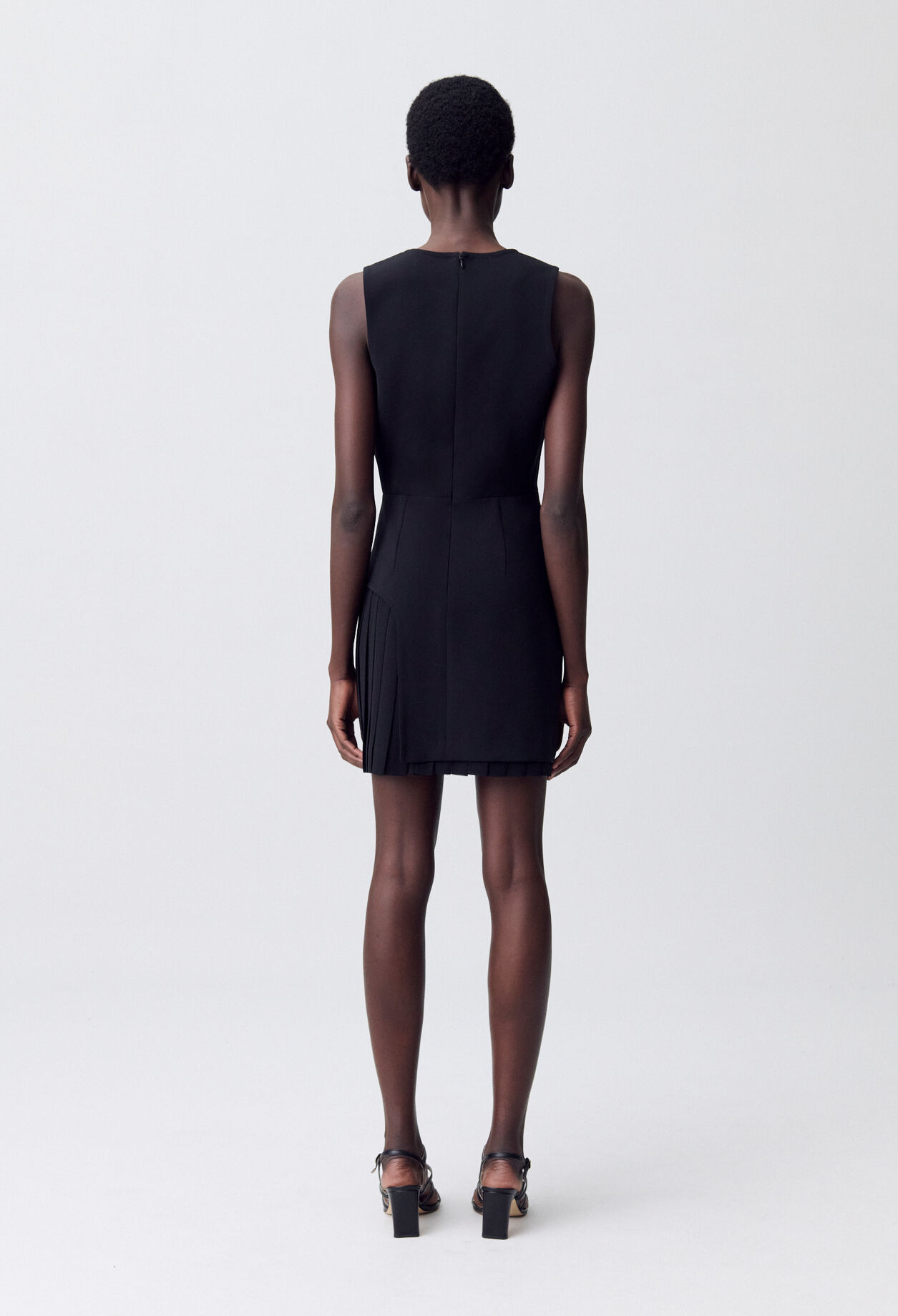 Kurzes Plisseekleid