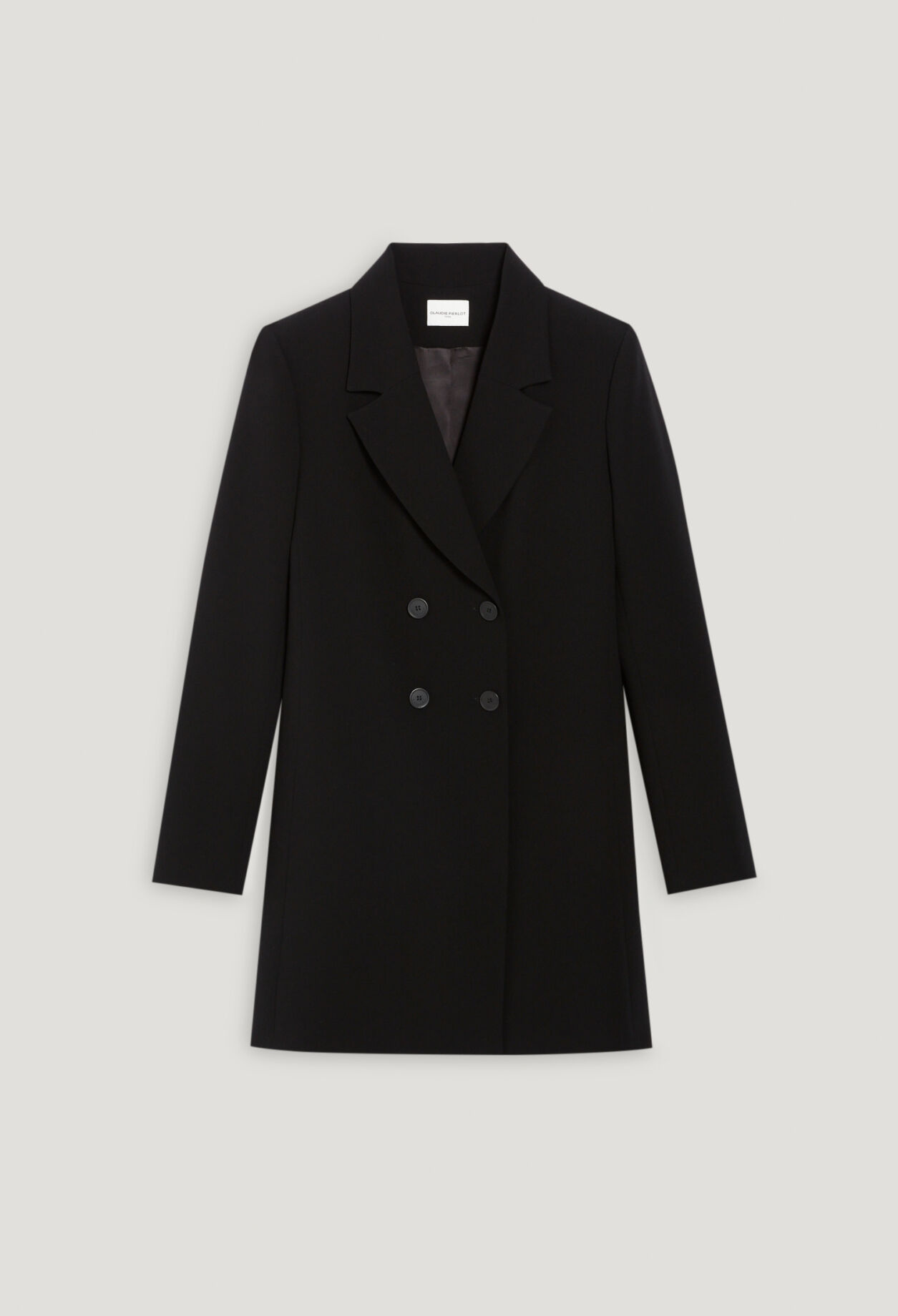 Robe courte tailleur noir