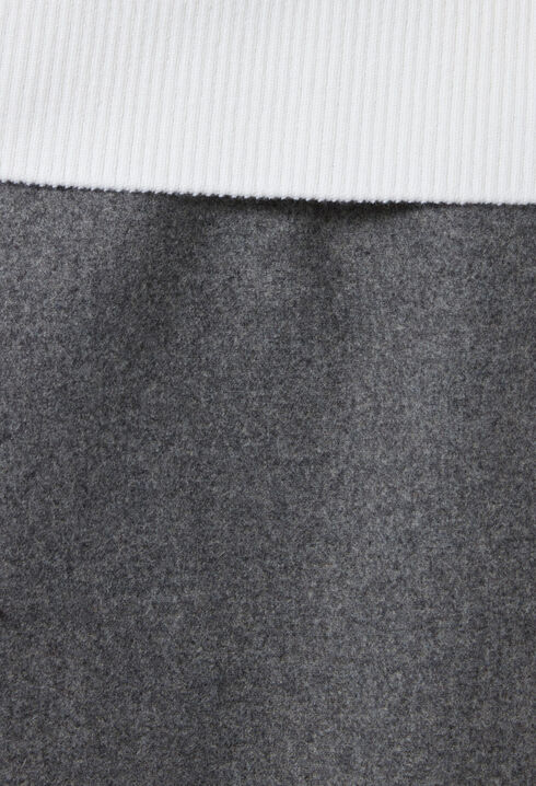 Jupe droite gris