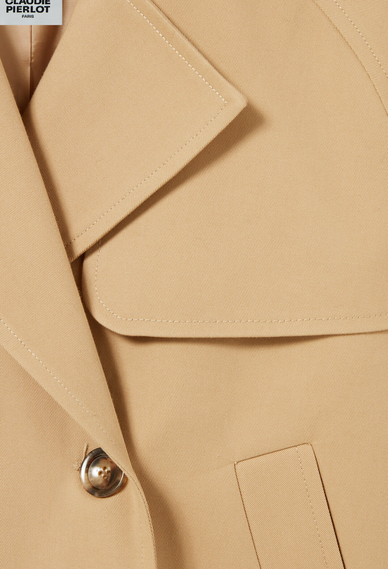 Short trench jacket