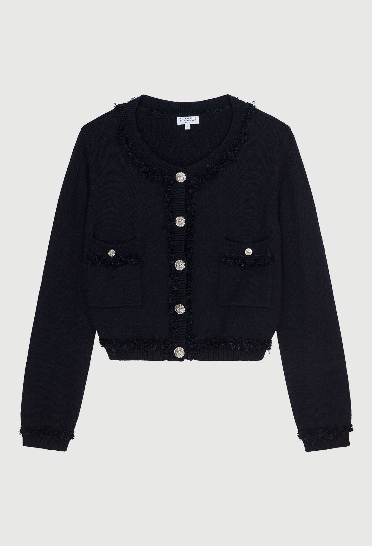 Cardigan effet tweedé