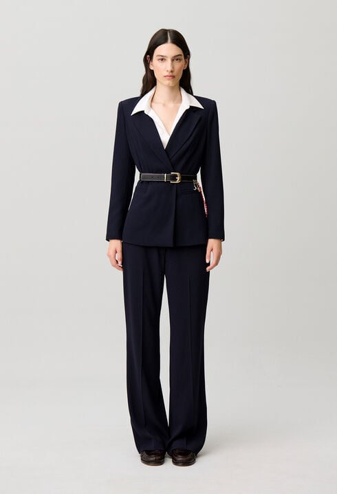 Veste tailleur crois&eacute;e