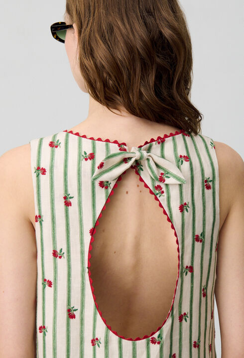 Sleeveless short dress