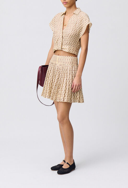 Chemise fluide courte