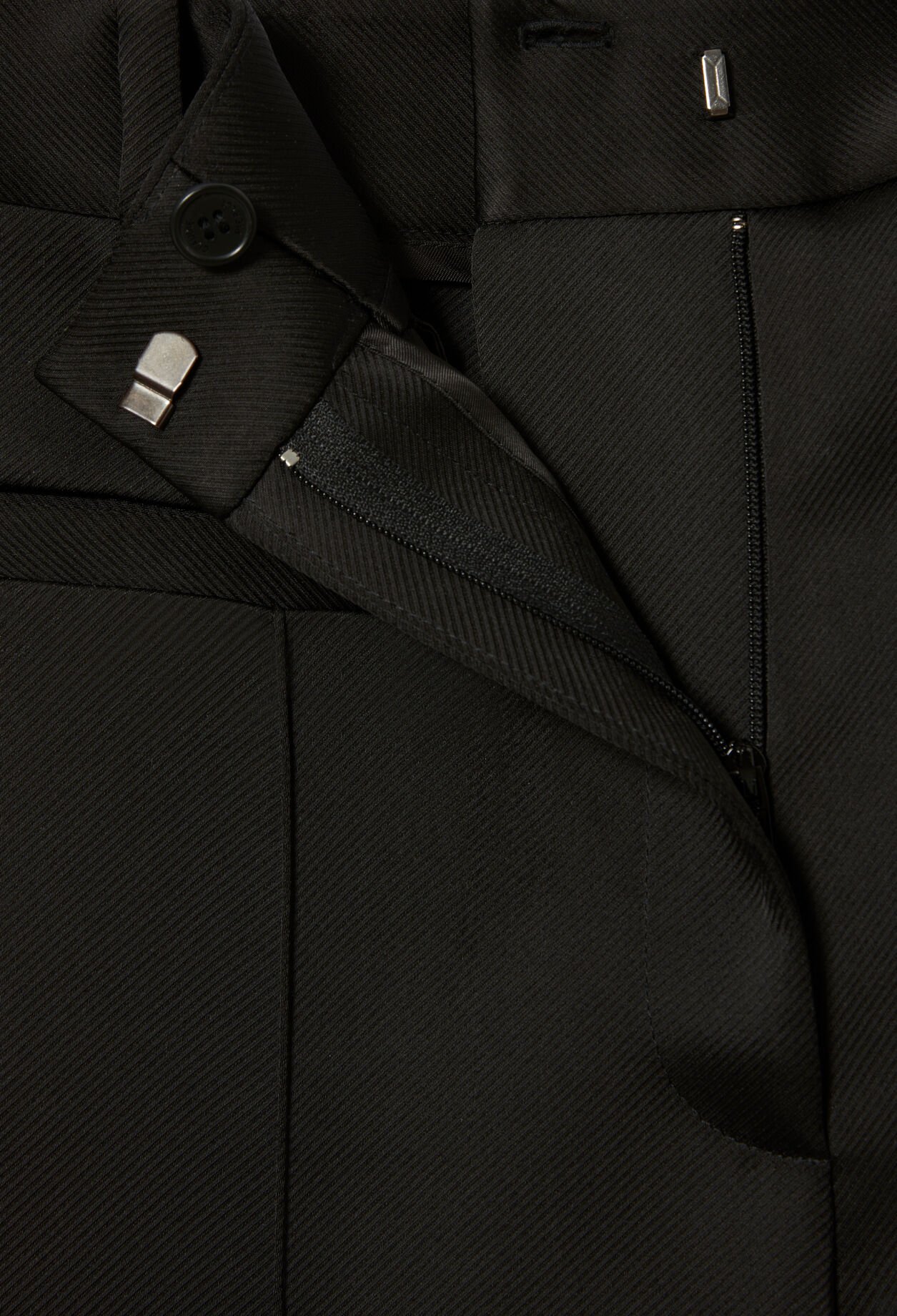 Satin tailored trousers