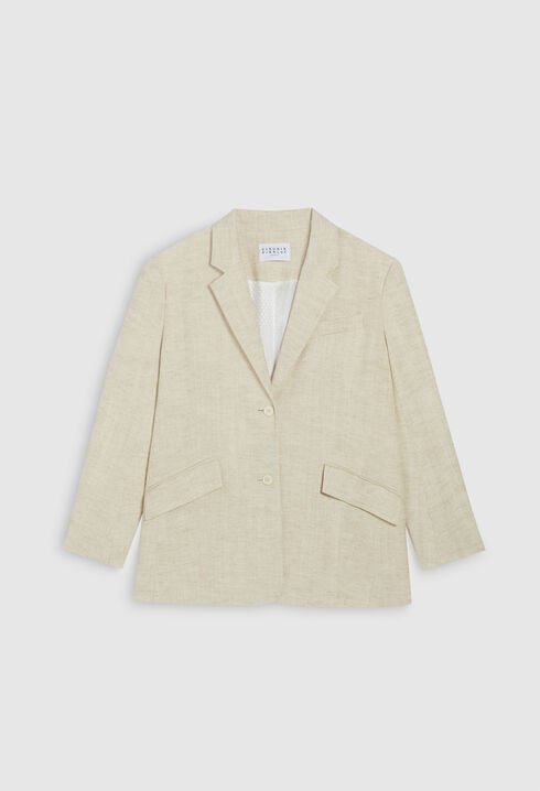 Straight-fit blazer