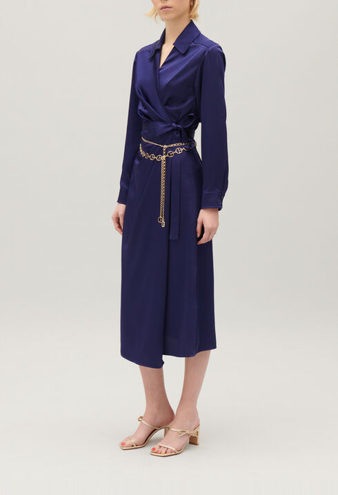 Midi-Wickelkleid