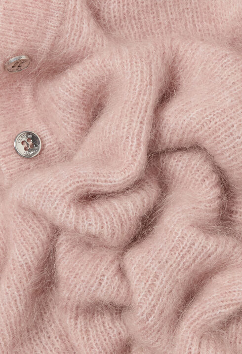 Pull d&eacute;contract&eacute; maille poilue