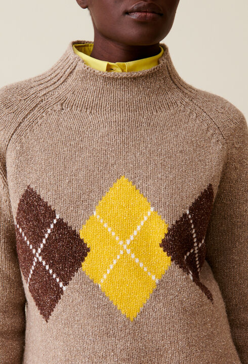 Oversized Roll-Neck Jumper