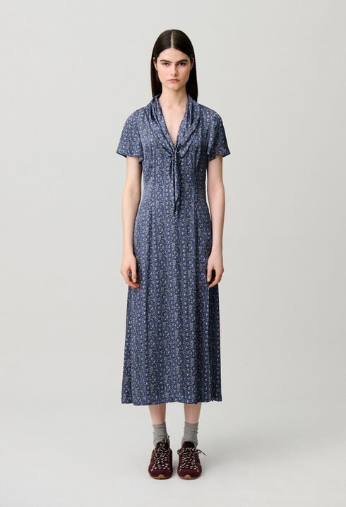 Robe fluide imprim&eacute;e