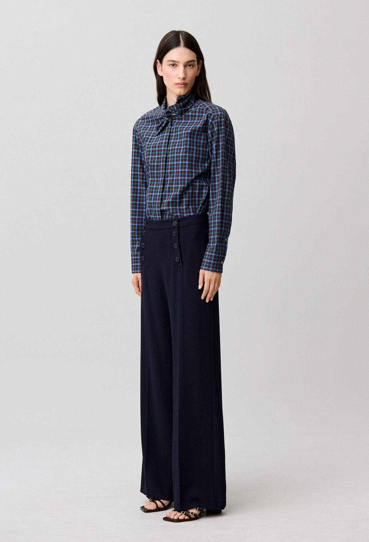 Pantalon &agrave; pont