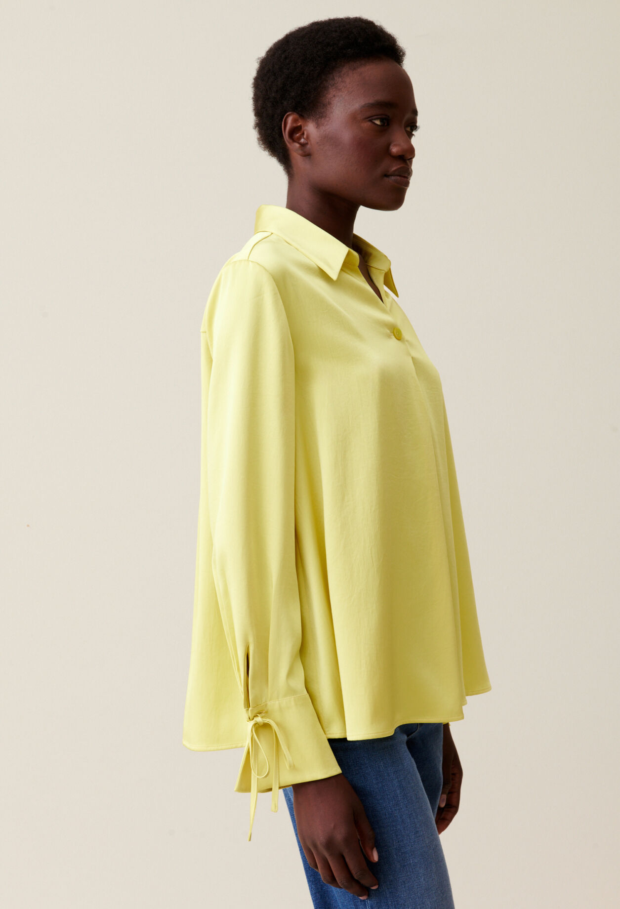 Blouse fluide col ouvert