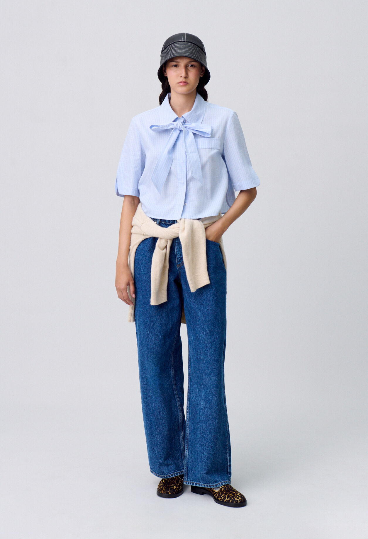Chemise courte carreaux