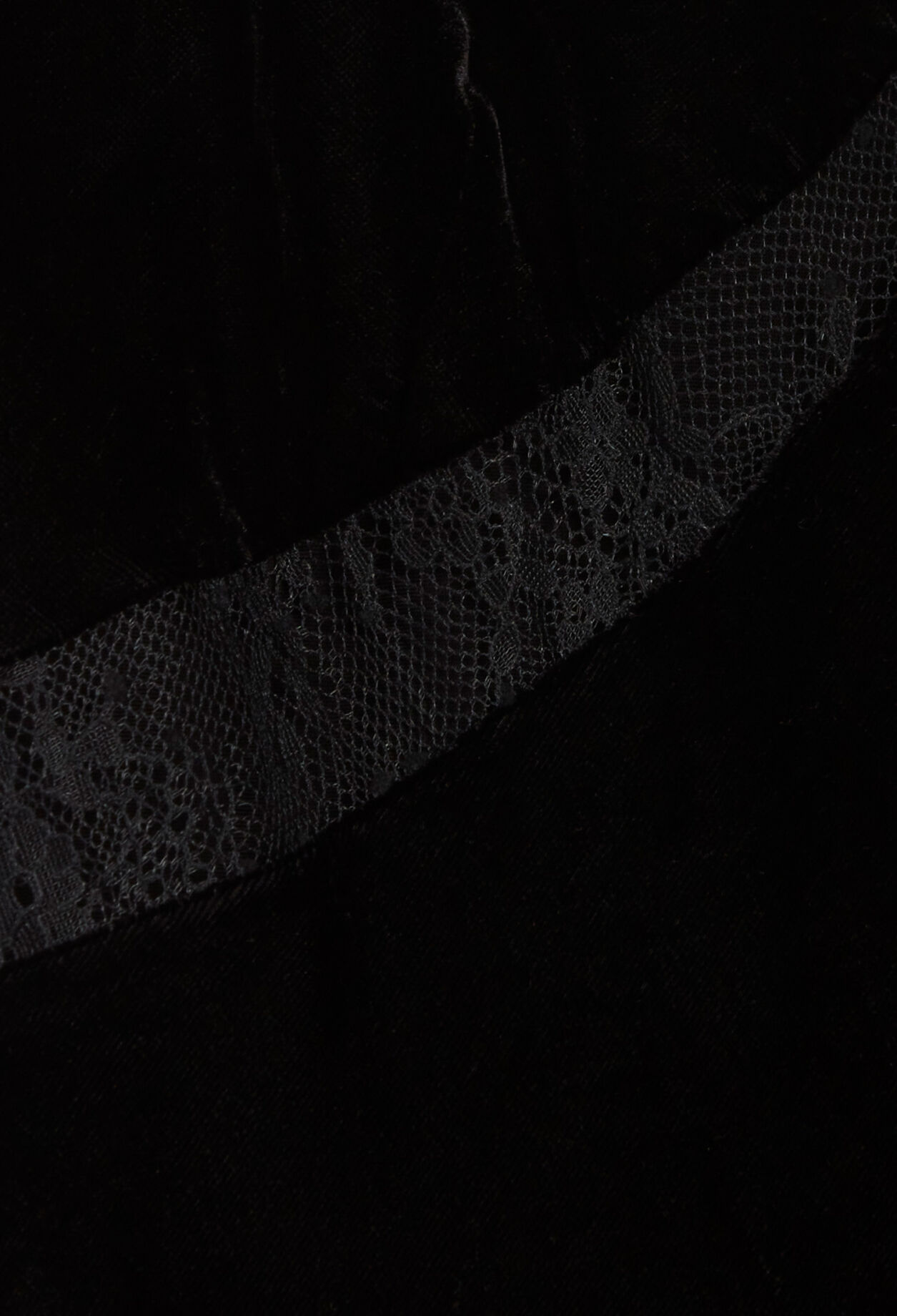 Robe midi velours noir