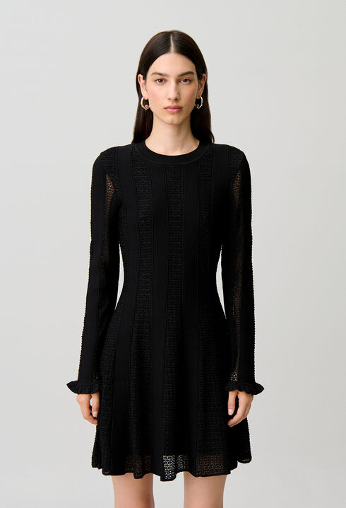 Robe patineuse maille lurex