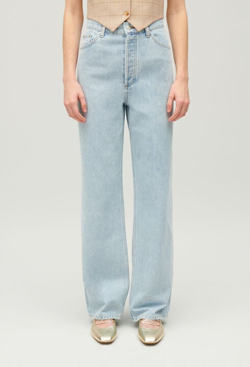 Jean Louis flare blau verwaschen