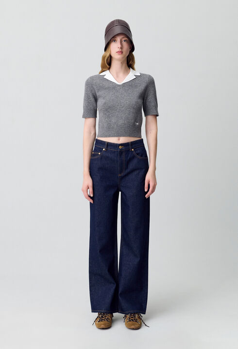 Pull ajusté maille fine