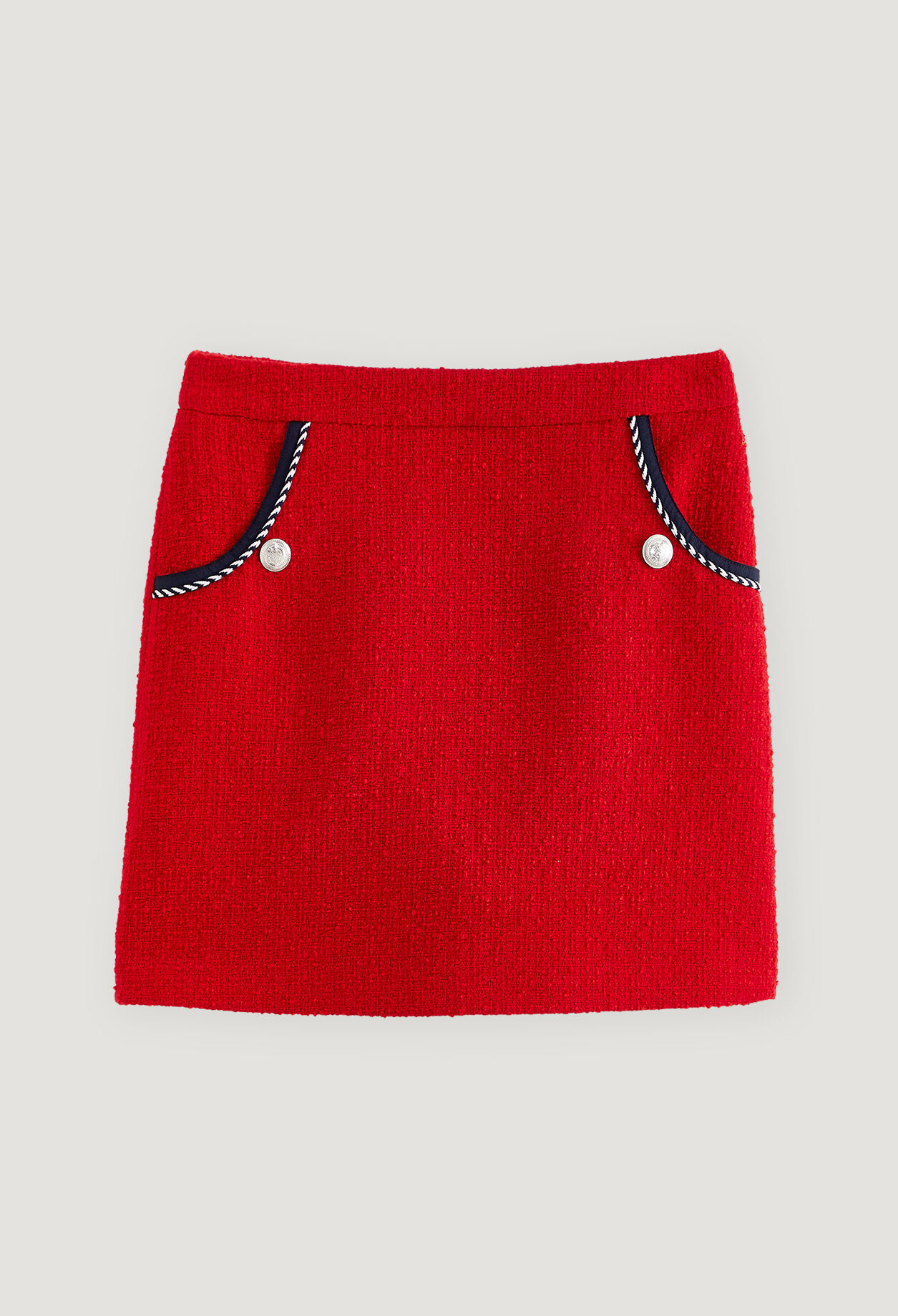 Mini jupe en tweed