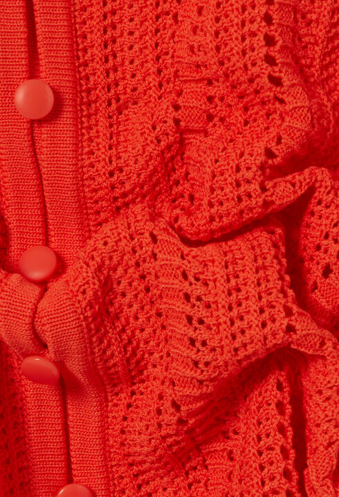 Top crochet manches courtes