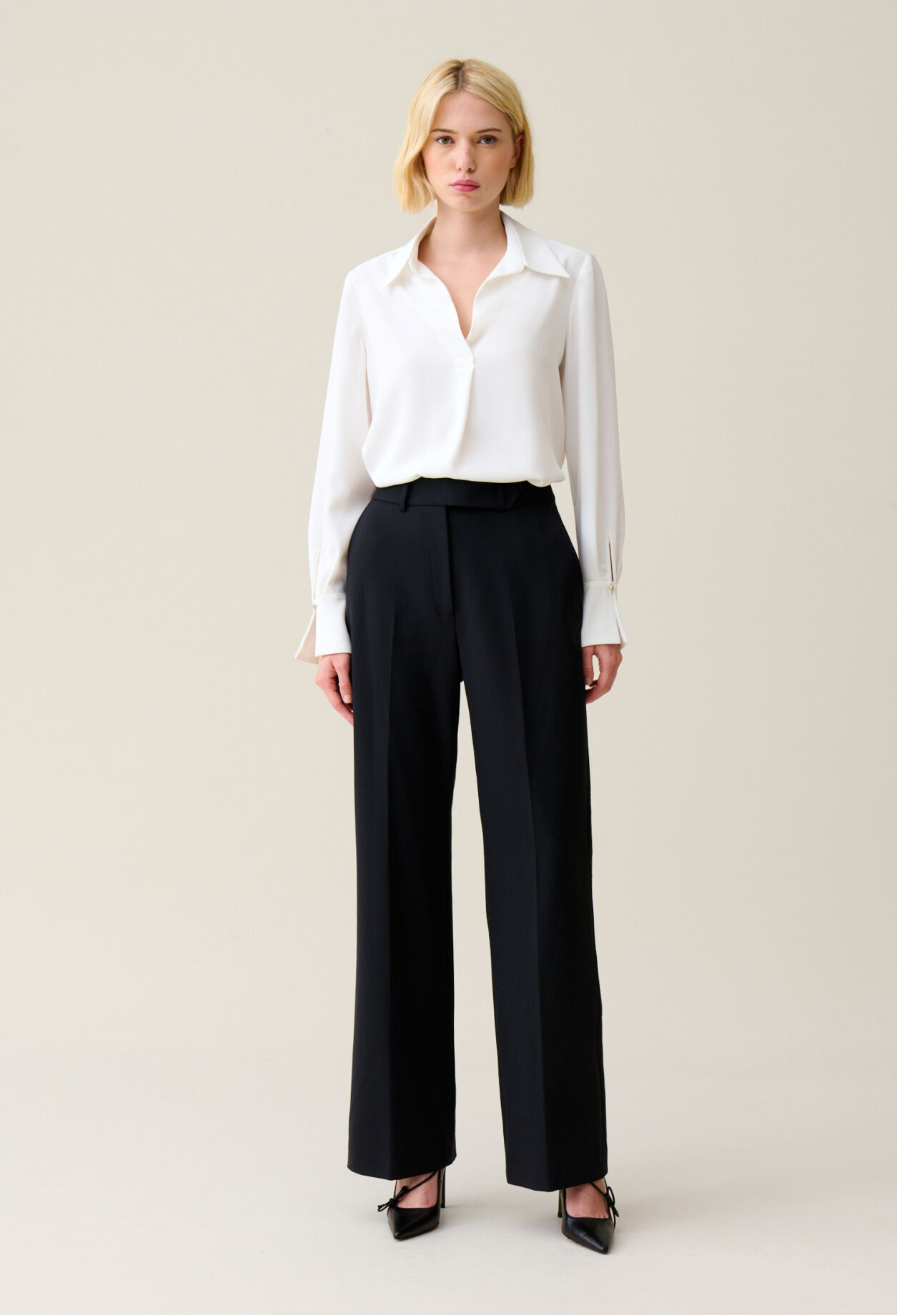 Claudie pierlot pantalon cuir 2025