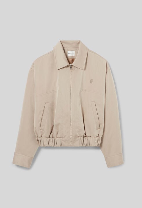 Übergroße Reißverschlussjacke