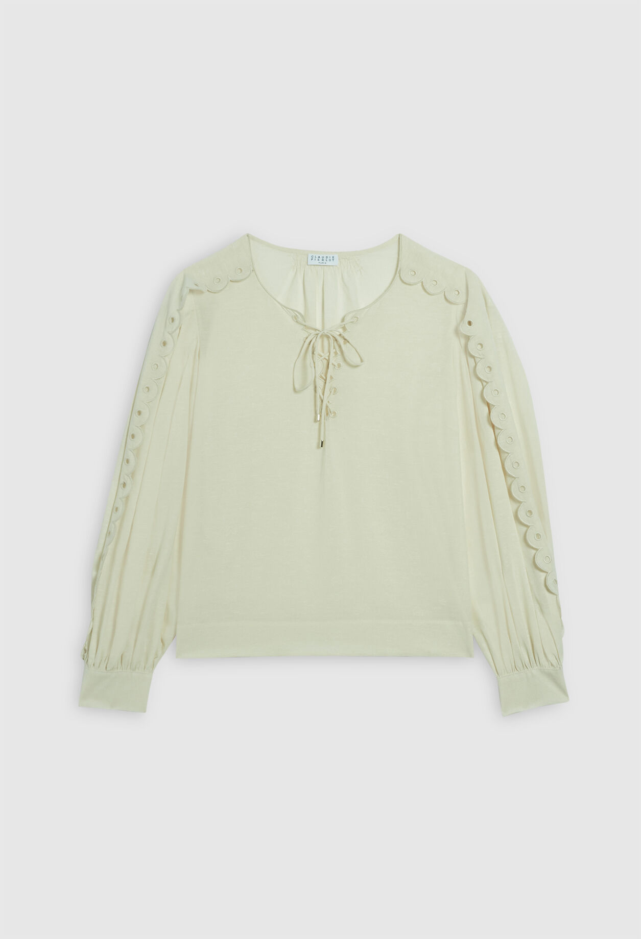 Blouse évasée en coton biologique