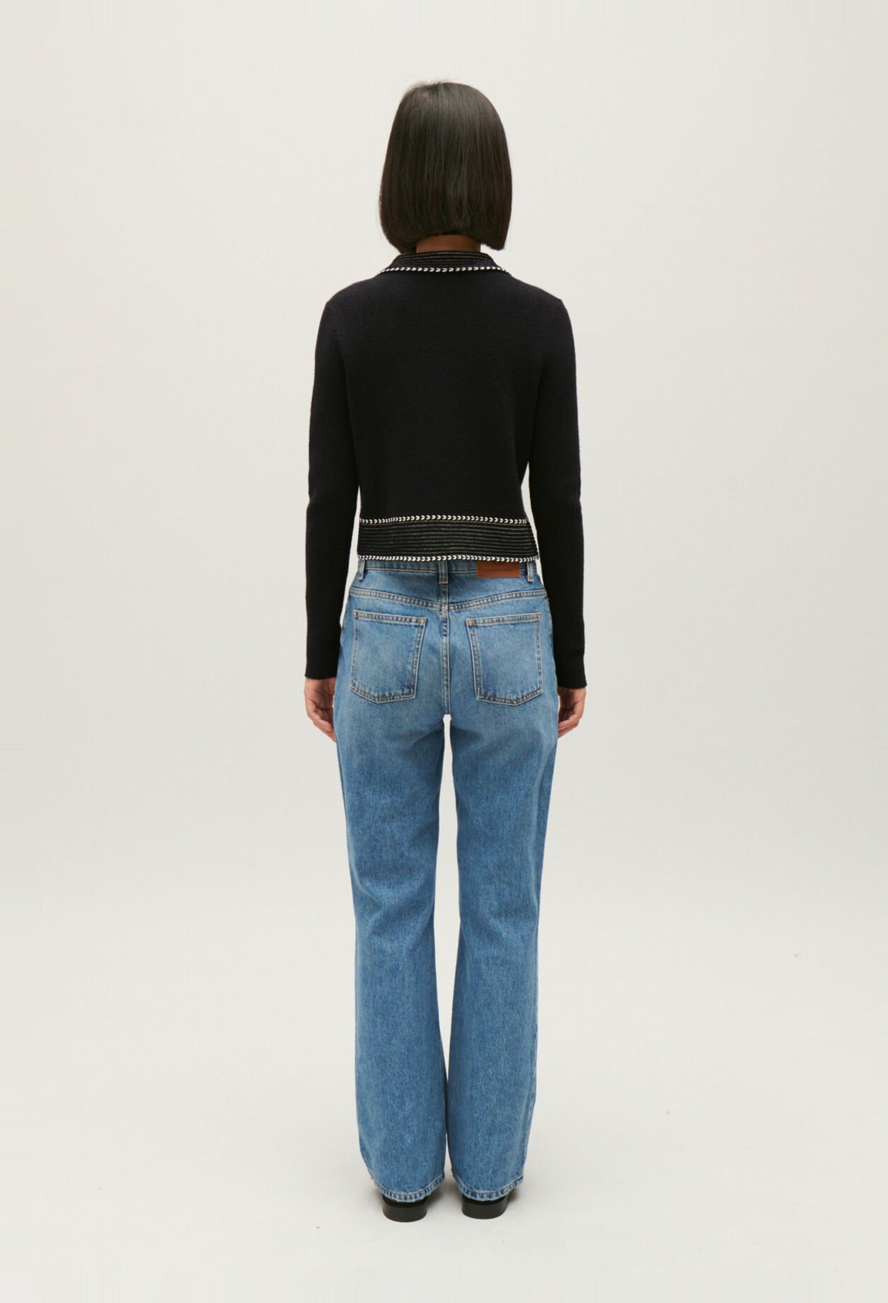 Kurzer Strick-Cardigan