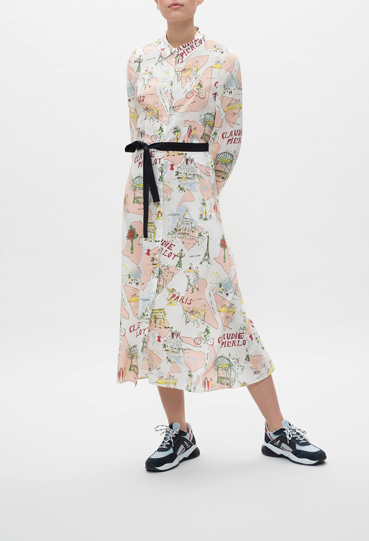 Robe longue boutonnée