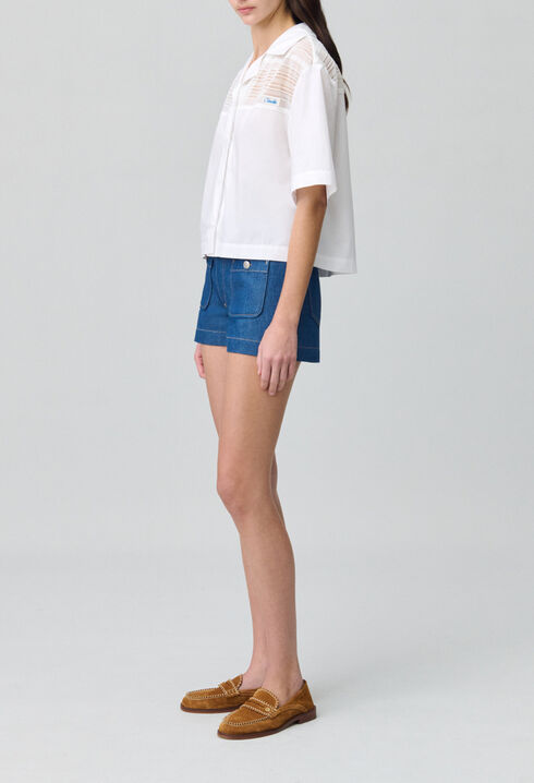 Cropped shirt