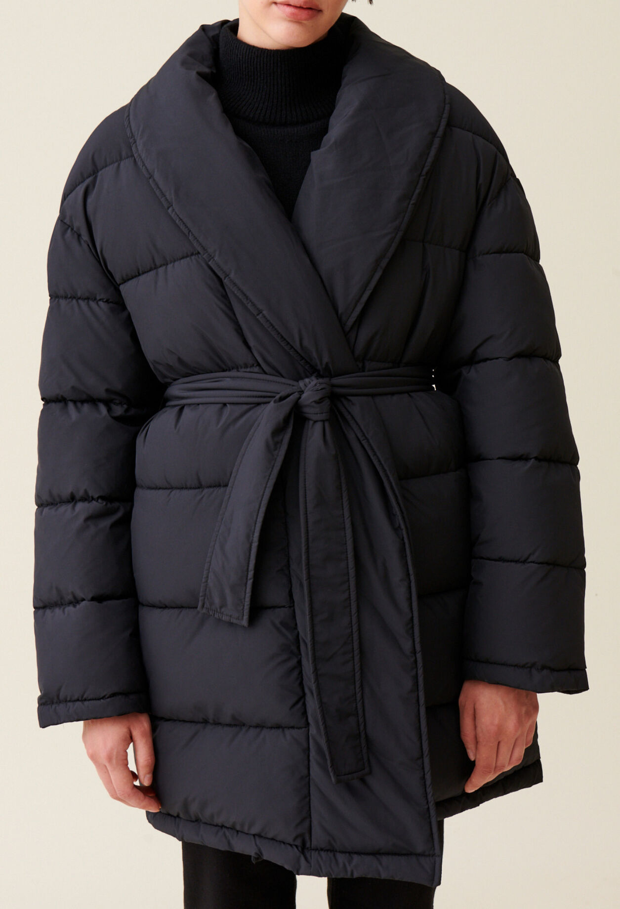 Steppjacke mit Schalkragen