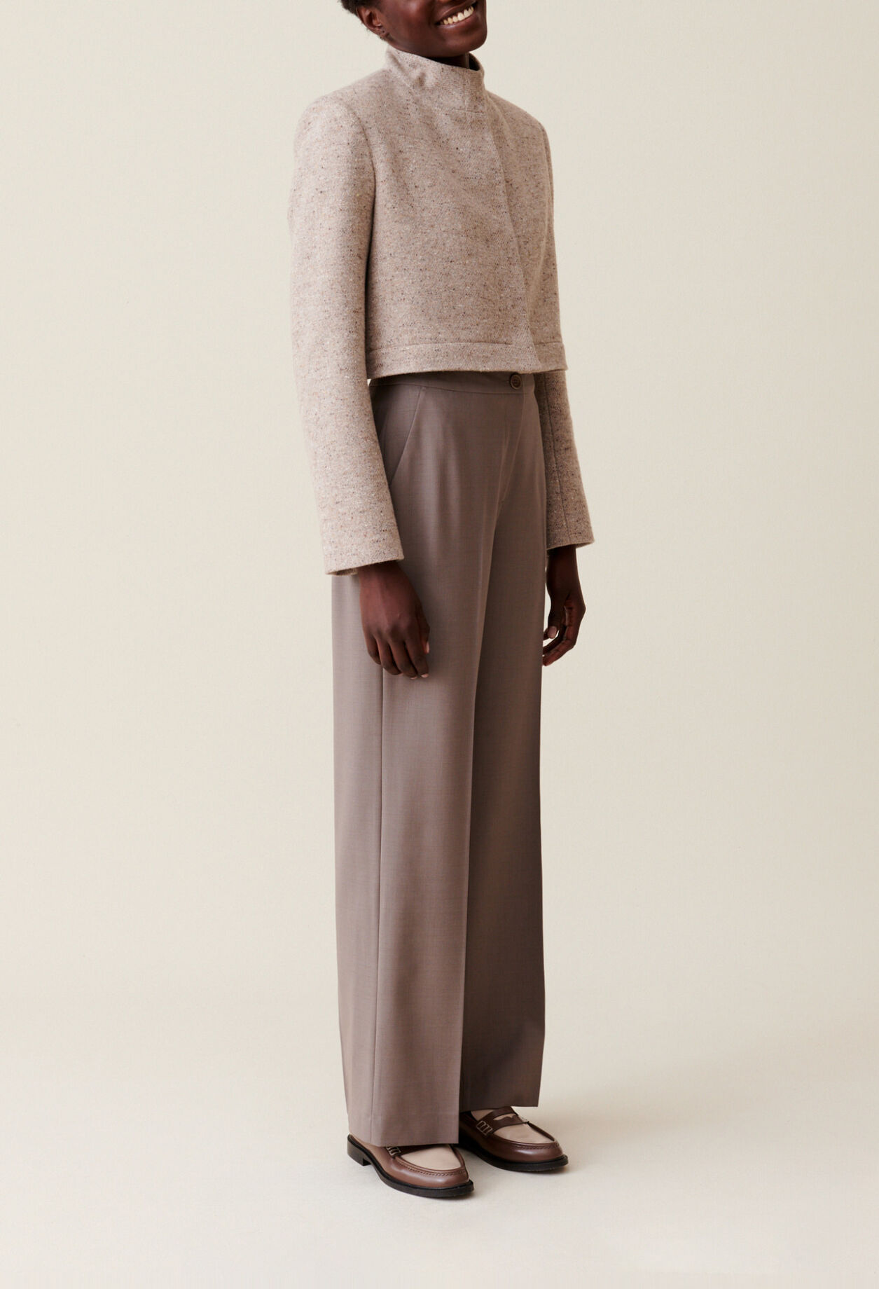 Short Stand Collar Jacket
