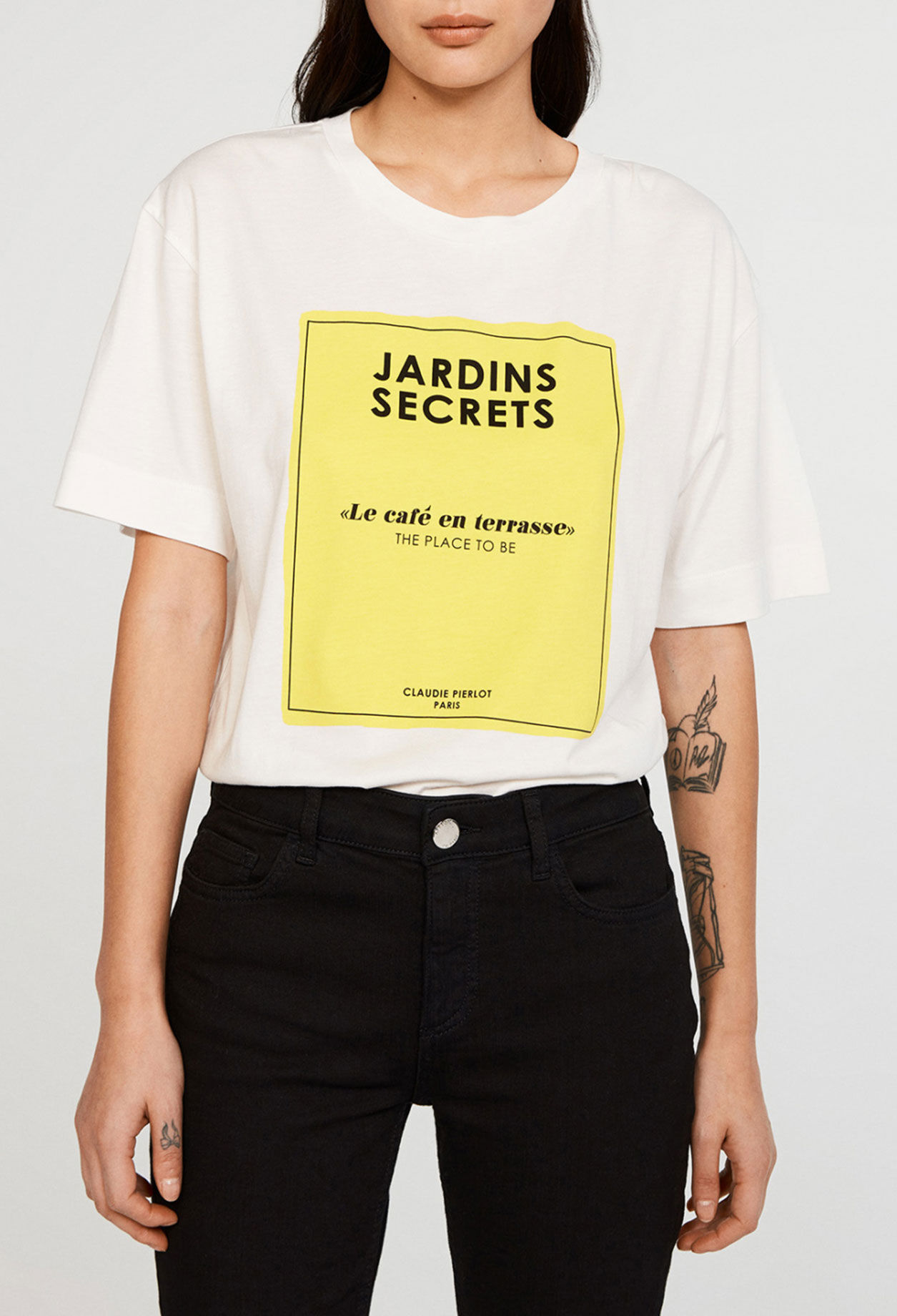 T-shirt sérigraphié en coton biologique