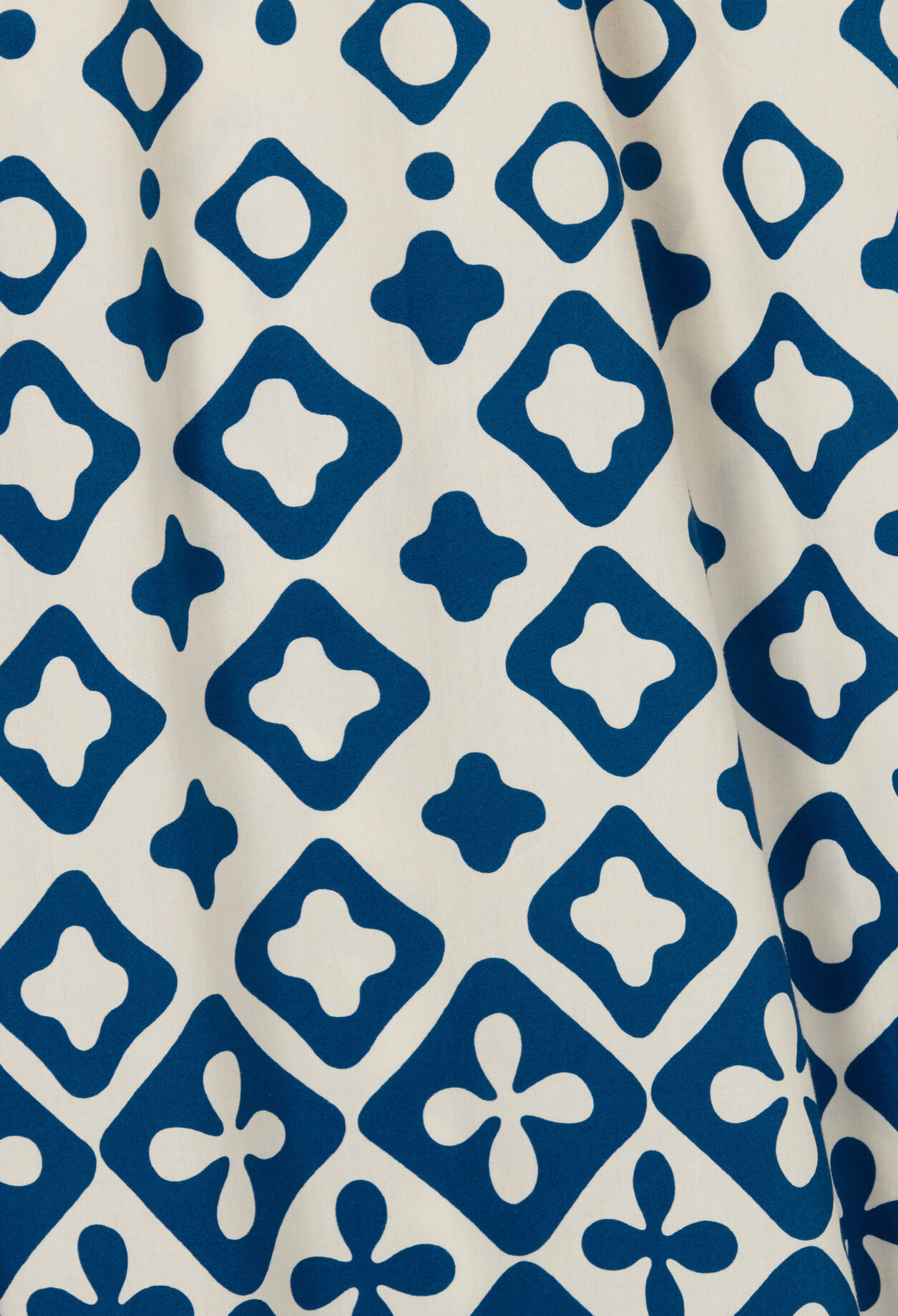 Wide-Leg Fluid Print Trousers