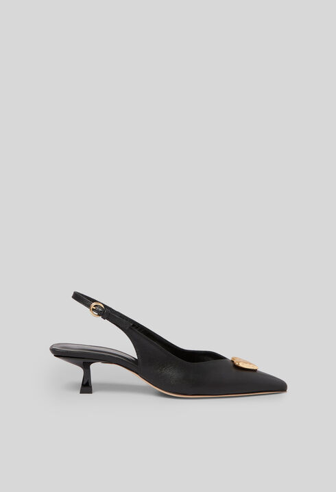 Golden Heart Court Shoes