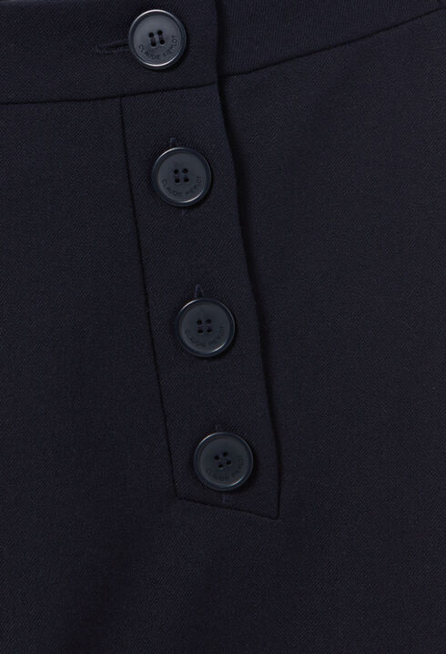 Pantalon droit à pont