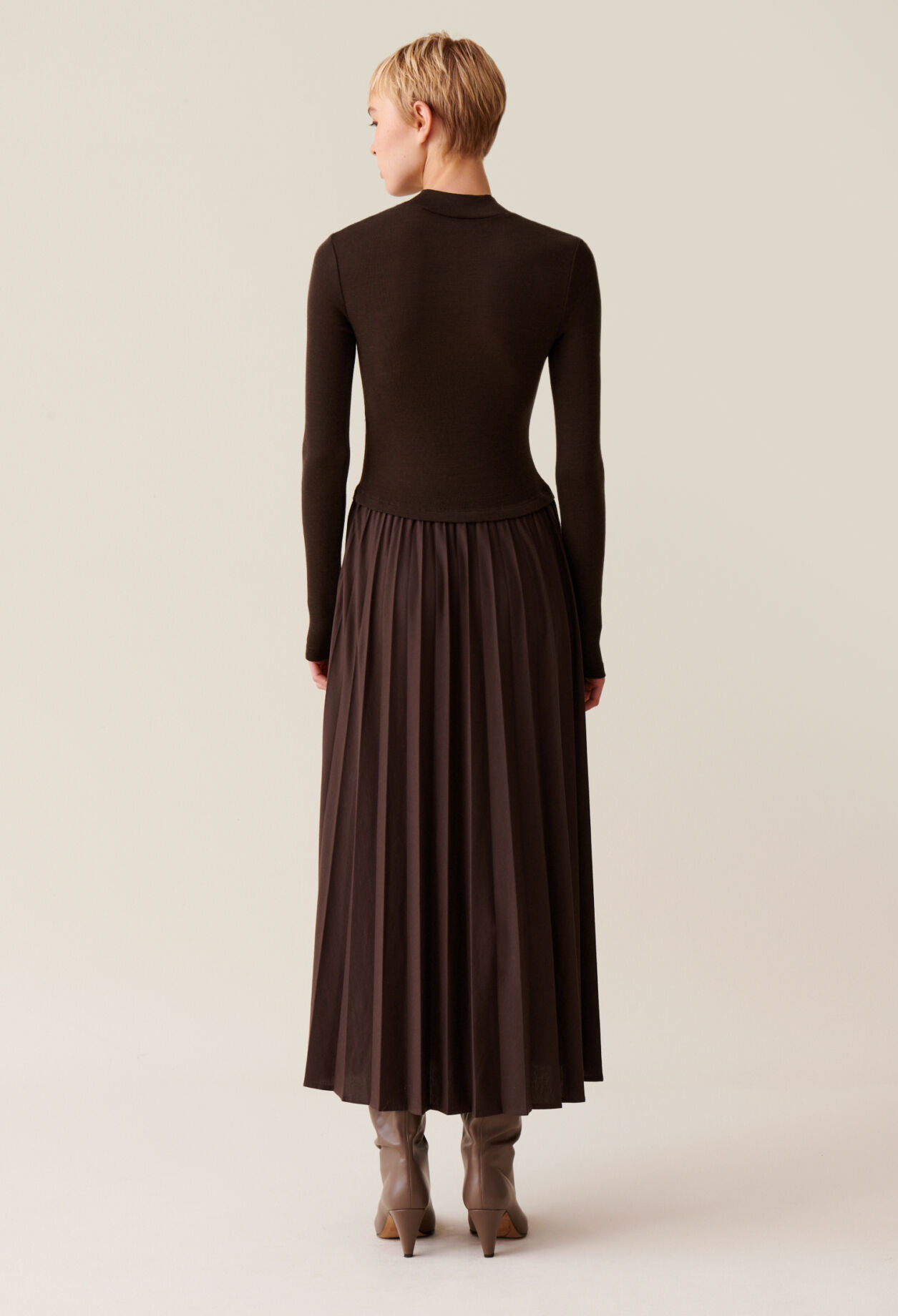 Twist-Strickkleid
