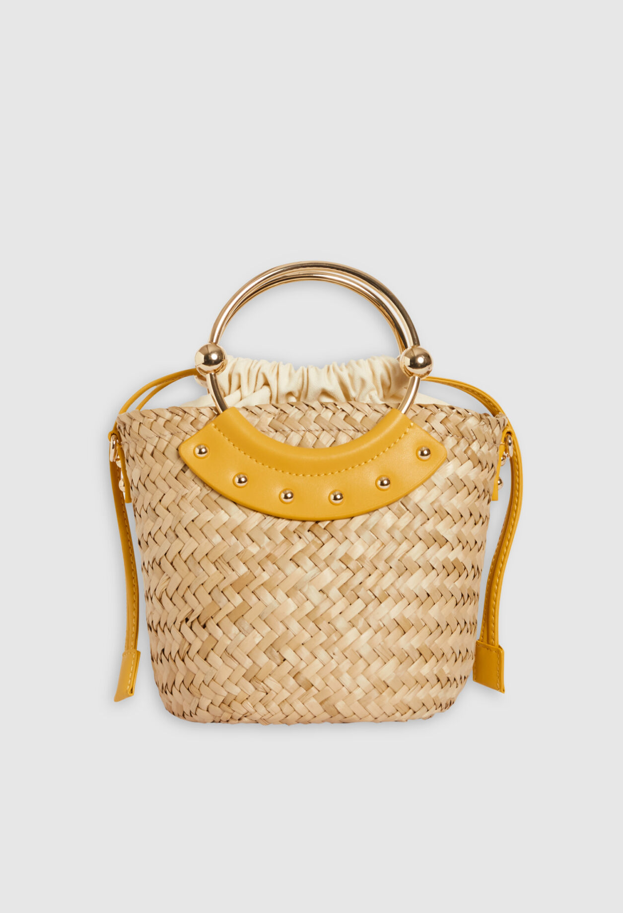 Mini panier Abeille paille