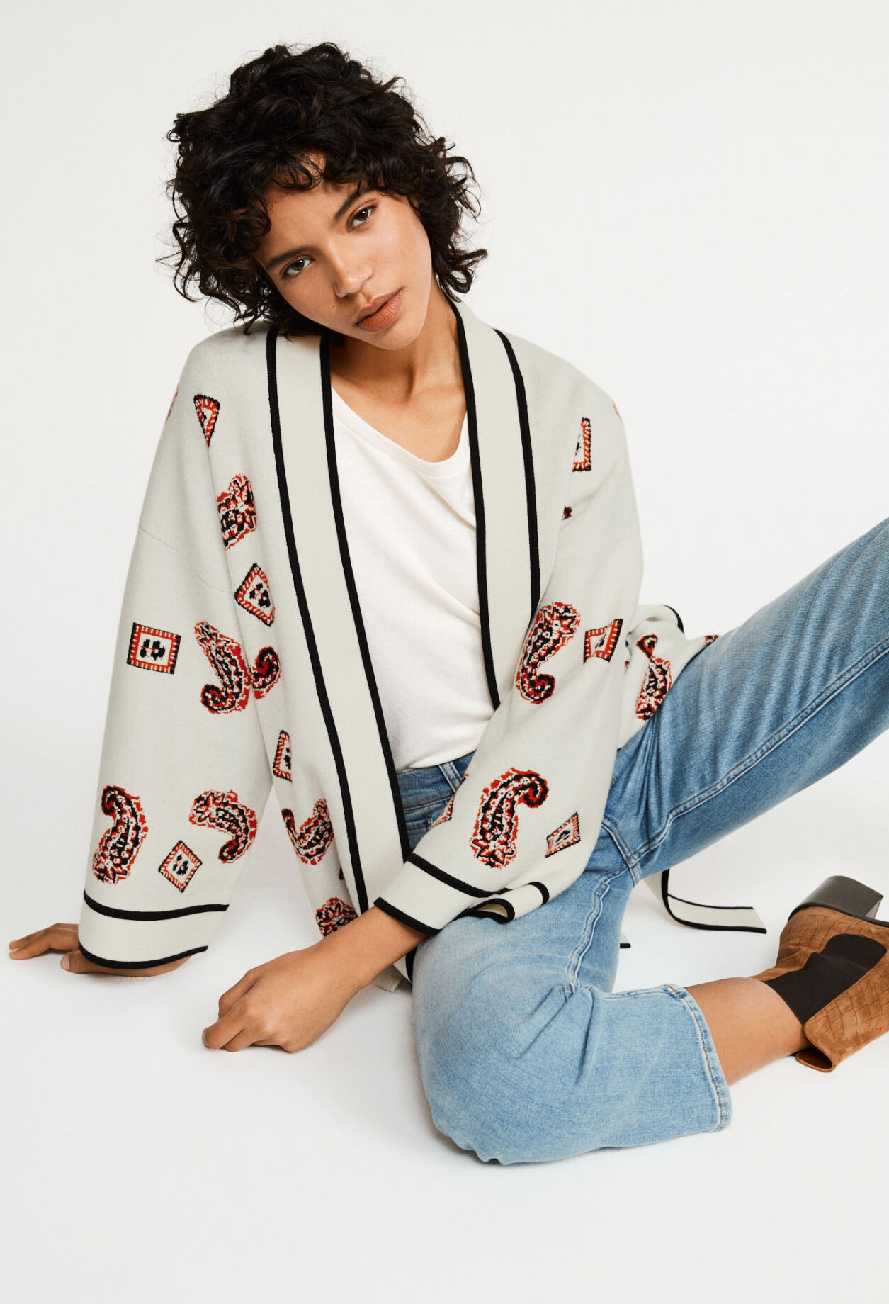 Weste im Kimono-Stil