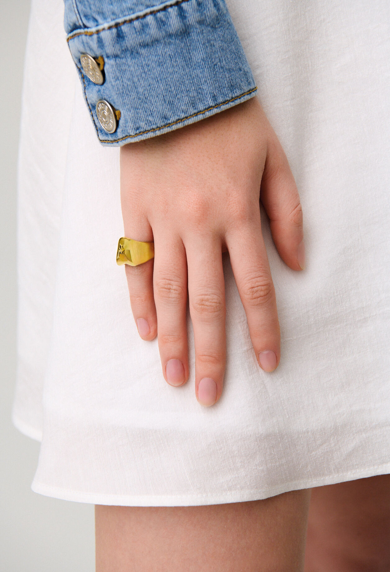 Bague chevali&egrave;re coeur