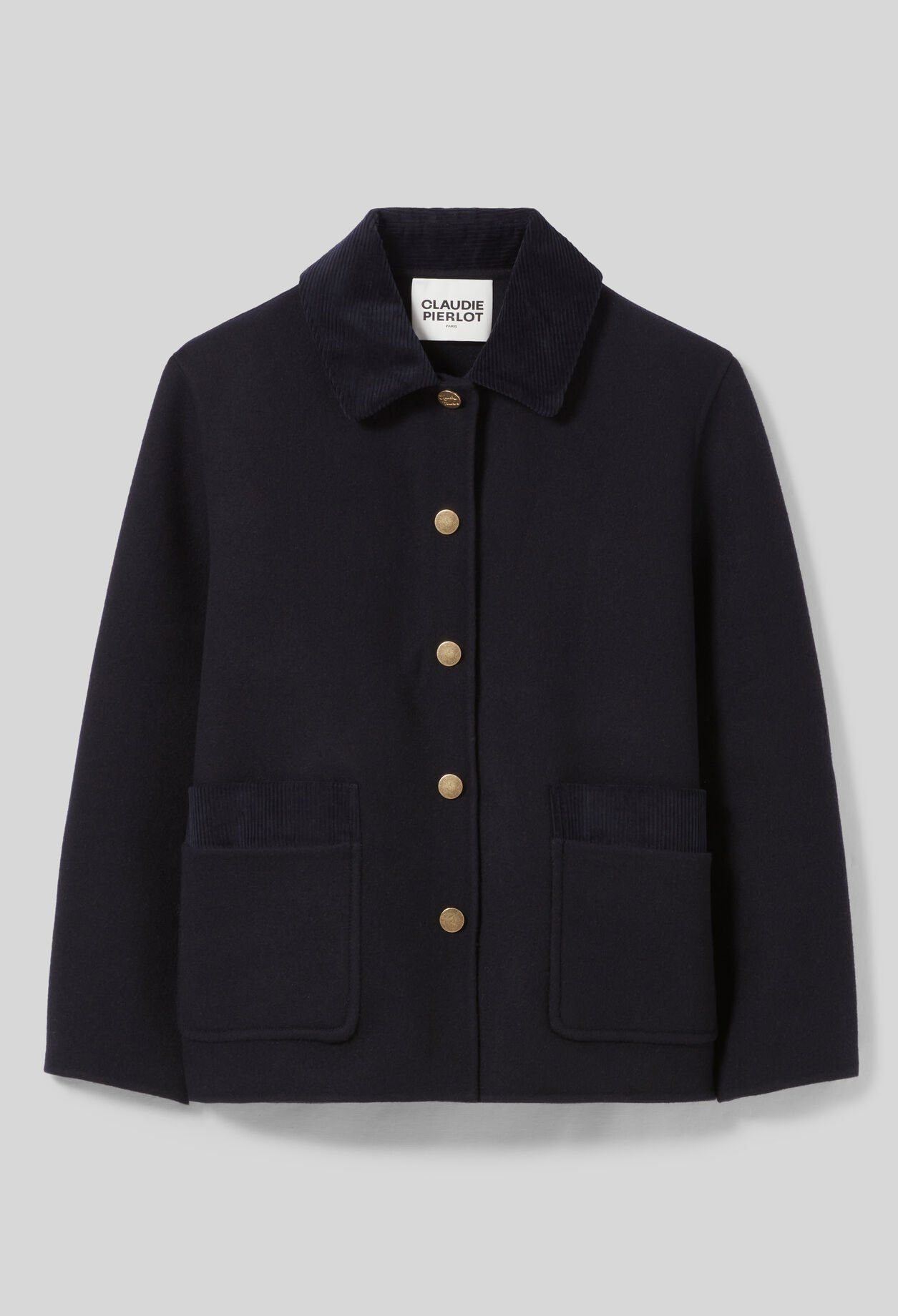 Short Wool Tailored Coat