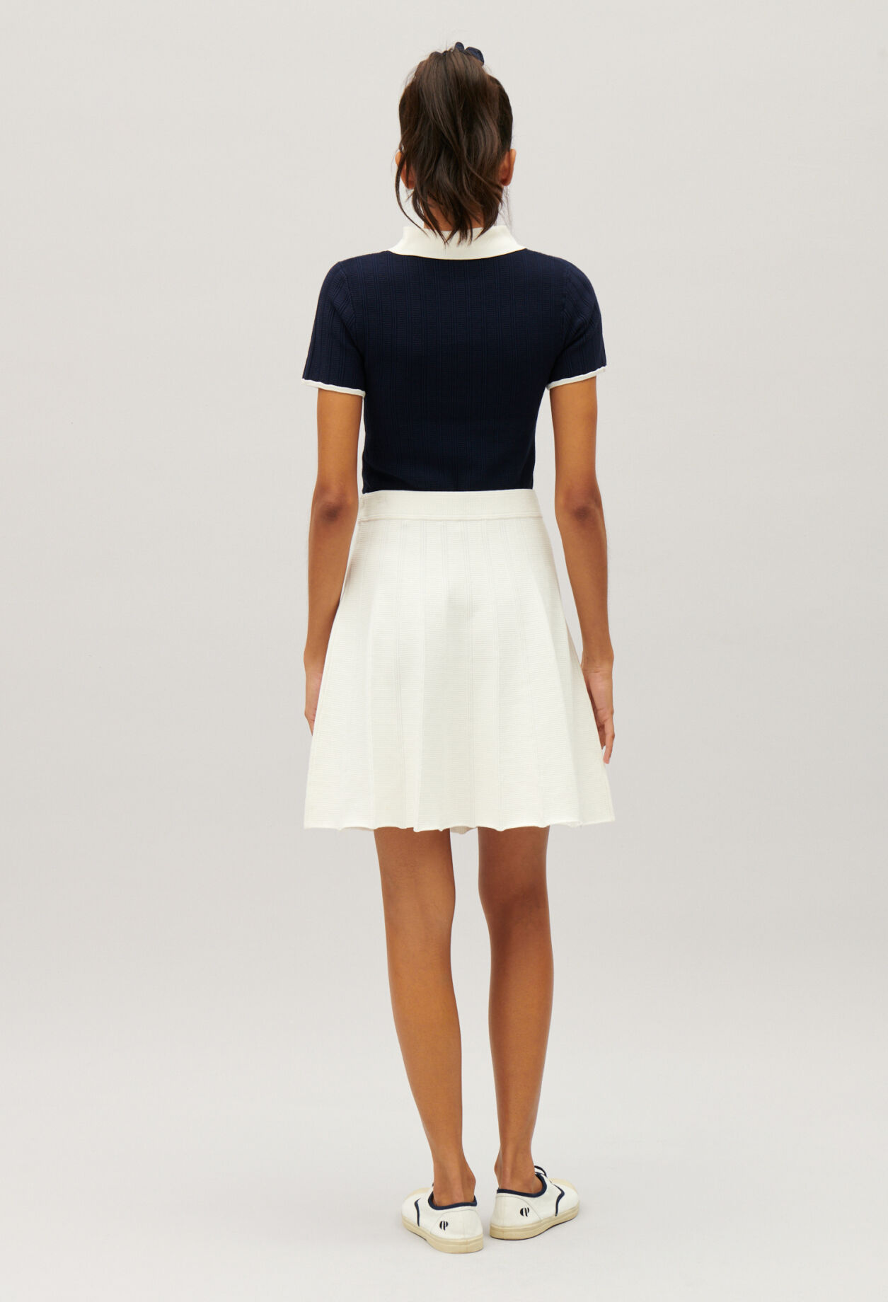 Ecru tennis skirt