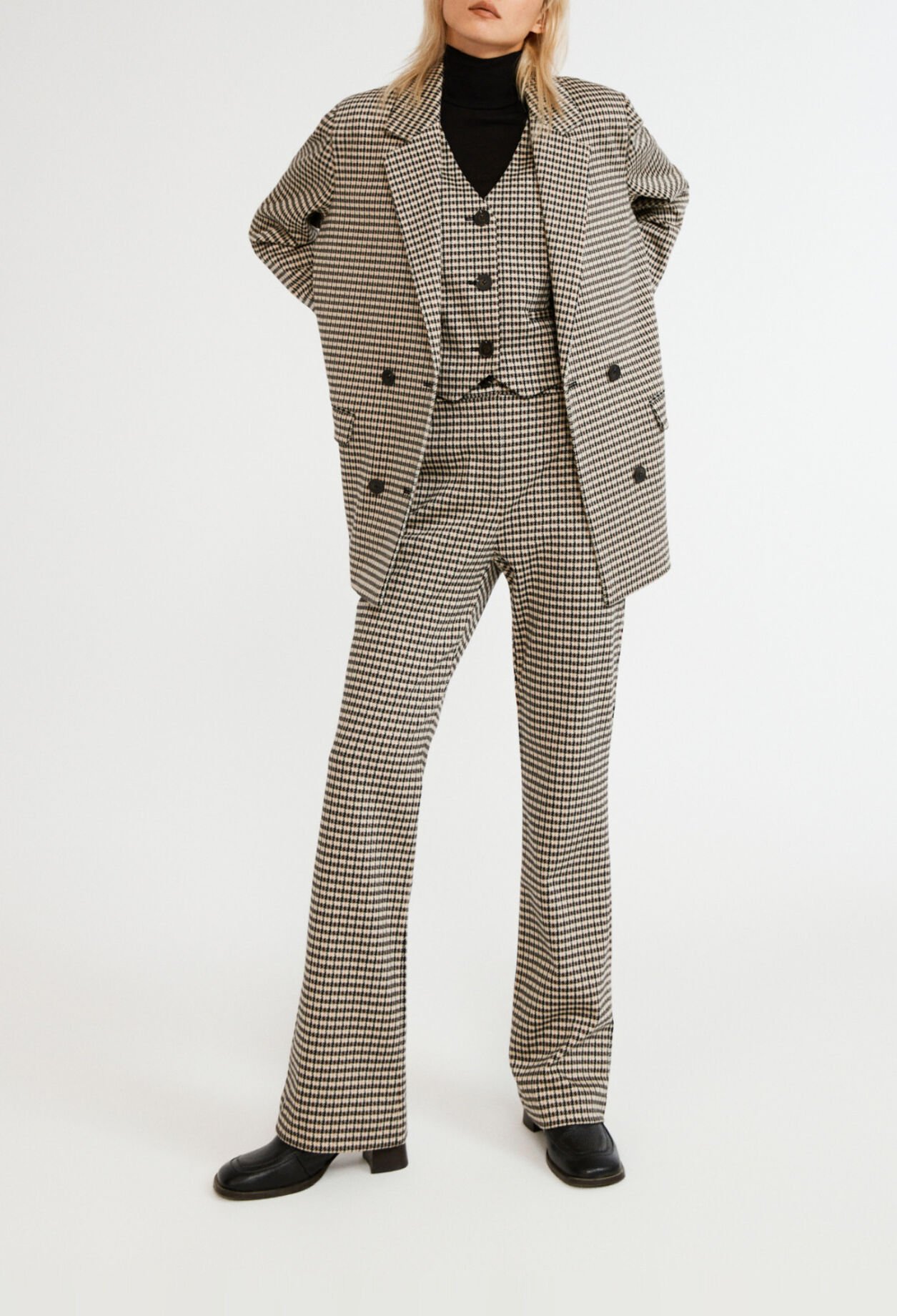 Checked jacket