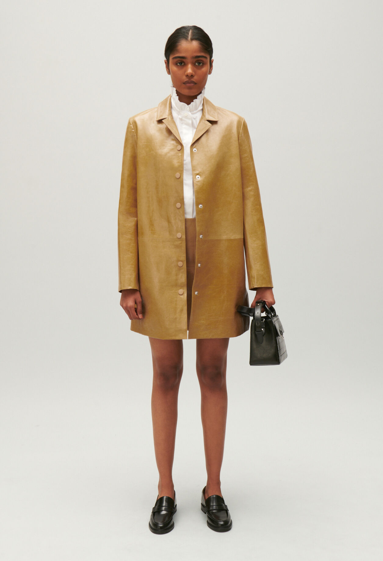 Veste longue jaune outlet