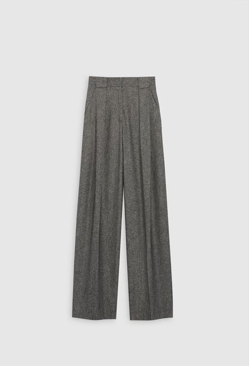 Pantalon de tailleur large