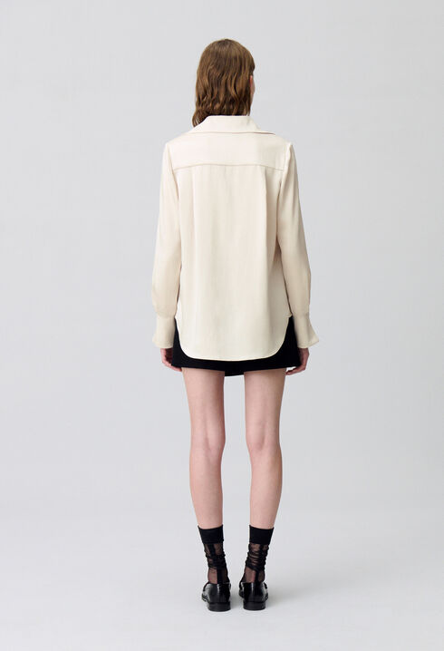 Blouse fluide plissée