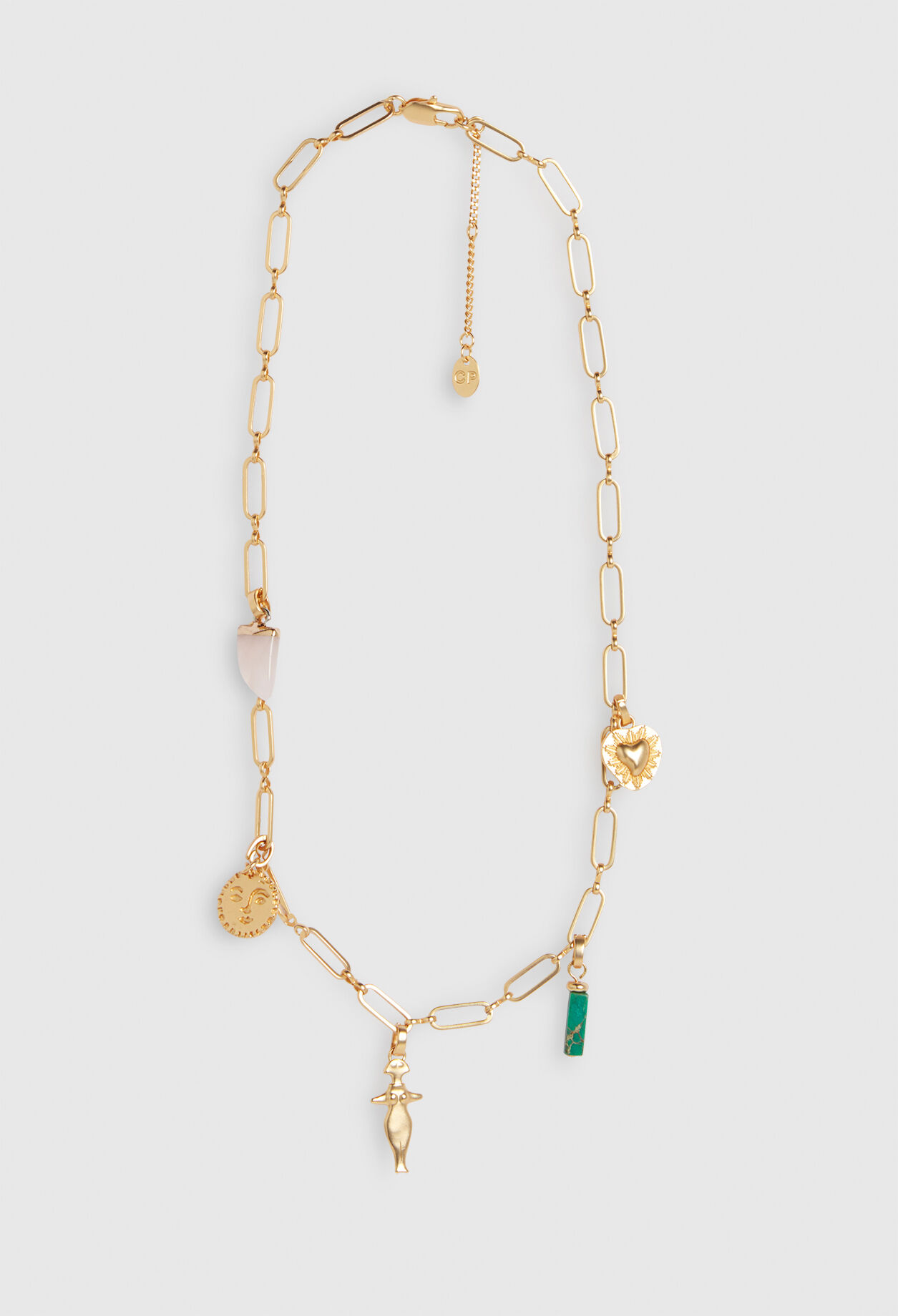 Collier doré à maillons