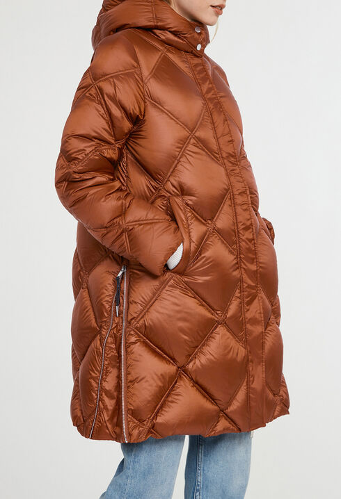 Halblange Daunenjacke